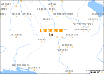 map of La Mariposa