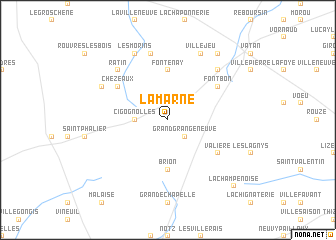 map of La Marne