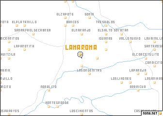 map of La Maroma