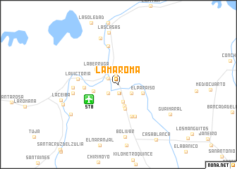 map of La Maroma