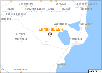 map of La Marquesa