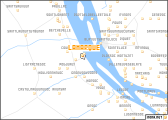 map of Lamarque