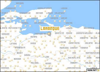 map of Lamarque