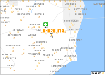 map of La Marquita