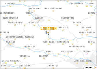 map of Lamarsh