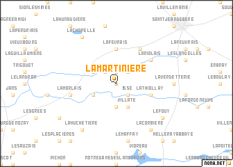 map of La Martinière