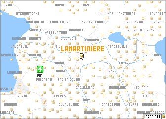 map of Lamartinière