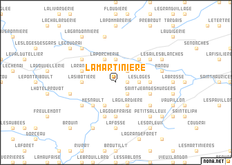 map of La Martinière