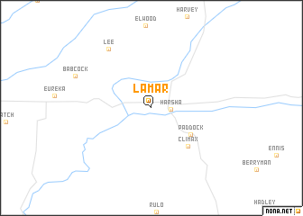 map of Lamar