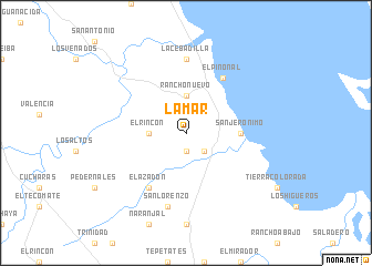 map of La Mar