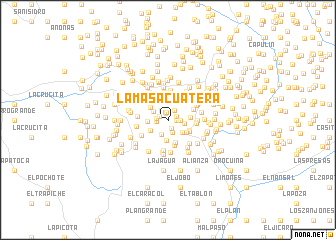 map of La Masacuatera