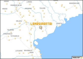map of Lamasipantai