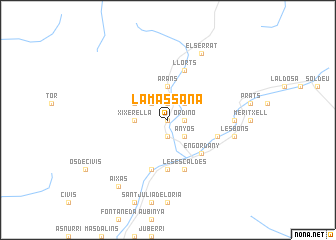 map of La Massana