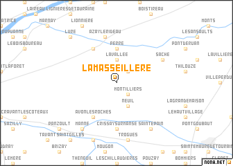 map of La Masseillère