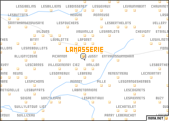 map of La Masserie