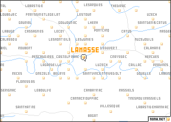 map of La Masse