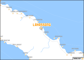 map of Lamassong