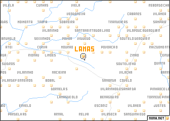 map of Lamas