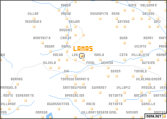 map of Lamas