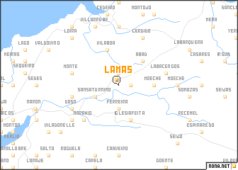 map of Lamas