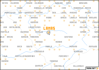 map of Lamas