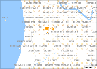 map of Lamas