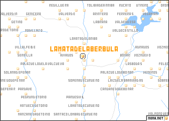 map of La Mata de la Bérbula