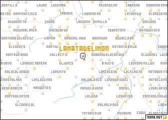 map of La Mata de Limón