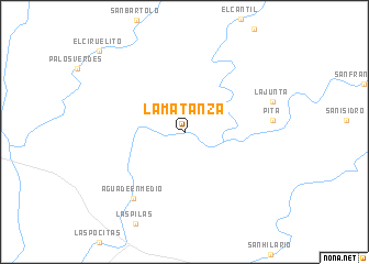 map of La Matanza
