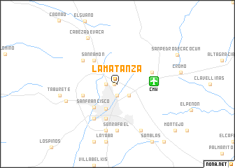 map of La Matanza