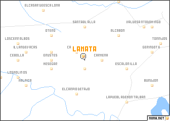 map of La Mata