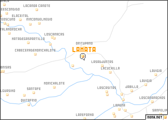 map of La Mata