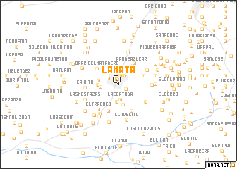 map of La Mata