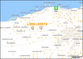 map of La Mata