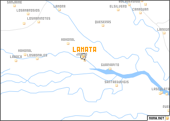 map of La Mata