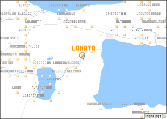 map of La Mata