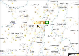 map of La Mata