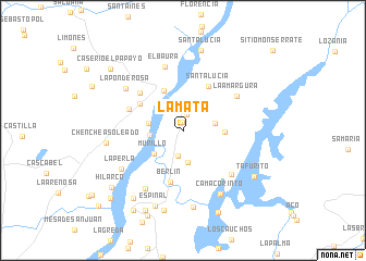 map of La Mata