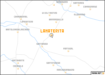 map of La Materita