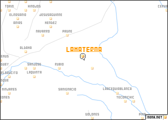 map of La Materna