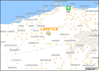 map of La Matica