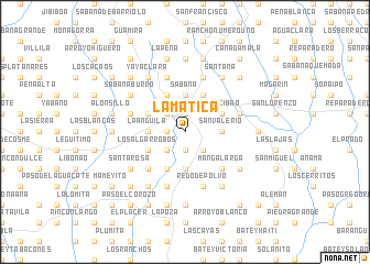 map of La Matica