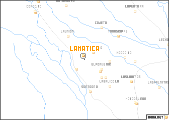 map of La Matica