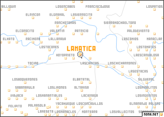 map of La Matica