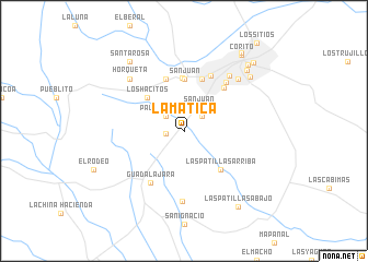 map of La Matica