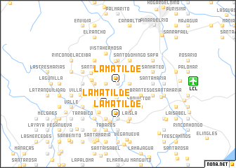 map of La Matilde