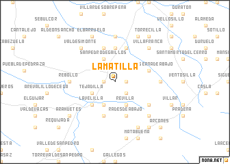 map of La Matilla