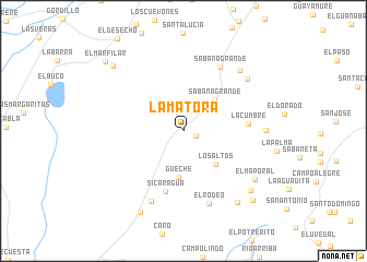 map of La Matora
