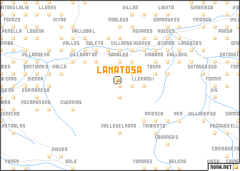 map of La Matosa