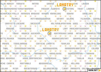 map of Lamatry